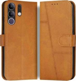 FoneShield Flip Cover for vivo T4x 5G, |Premium Leather| Built-in Stand| Card Slots & Wallet