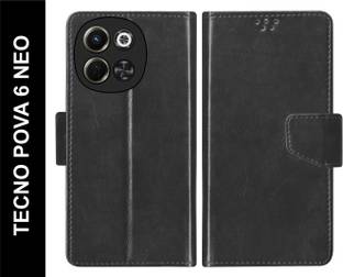SBMS Flip Cover for TECNO POVA 6 NEO Back Cover Case with Magnatic Closure