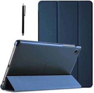 Proelite Flip Cover for Samsung Galaxy Tab A7 Lite 8.7" SM-T220/225 Translucent Back with Stylus Pen