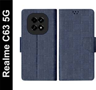 SBMS Flip Cover for Realme C63 5G Back Cover Case with Magnatic Closure | Card & Money Pocket