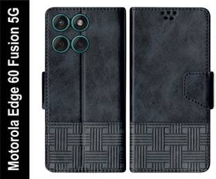 Telecase Flip Cover for Motorola Moto Edge 60 Fusion 5G Back Cover Case with Magnatic Closure