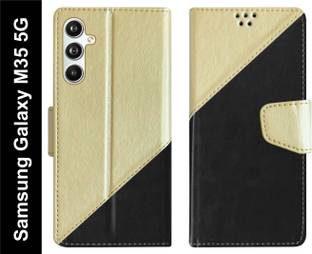SBMS Flip Cover for Samsung Galaxy M35 5G Back Cover Case with Magnatic Closure