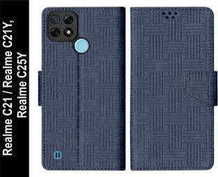 SBMS Flip Cover for Realme C21 / Realme C21Y / Realme C25Y Back Cover Case with Magnatic Closure