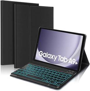 Proelite BacklitKeyboardcaseA9PlusBLK Bluetooth Standard Tablet Keyboard Compatible with Desktop, Laptop, Mac