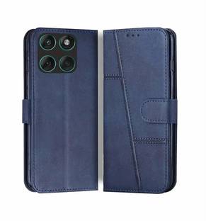 FoneShield Flip Cover for Motorola Edge 60 5G / Motorola Edge 60 Fusion 5G, |Premium Leather| Built-in Stand|Slots