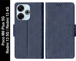 SBMS Flip Cover for Redmi 13 5G / Poco M6 Plus 5G / Redmi 13 4G