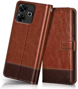 Memia Flip Cover for Poco M6 Plus 5G, Redmi 13 5G / 4G