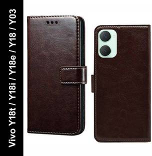 Mashgul Flip Cover for Vivo Y18t, Vivo Y18i, Vivo Y18e, Vivo Y18, Vivo Y03