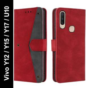 Openbuy Flip Cover for Vivo Y12, Vivo Y15, Vivo Y17, Vivo U10