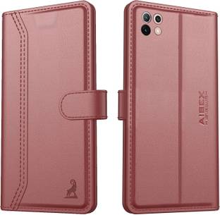 AIBEX Flip Cover for Redmi 11 Lite NE 5G / Redmi 11 Lite 5G| Premium Leather Finish | Magnetic Closure