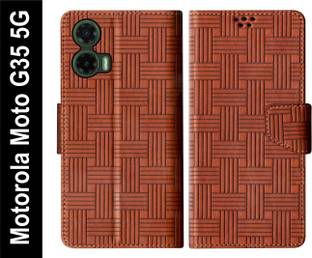 SBMS Flip Cover for Motorola Moto G35 5G Back Cover Case with Magnatic Closure