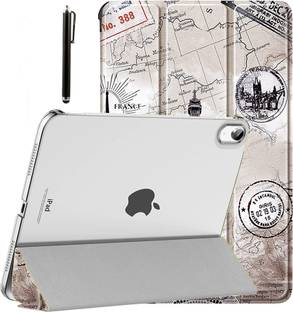 Proelite Flip Cover for Apple iPad (A16) 11th/10th Gen (2025/2022) Cover, Transparent Smart case with Stylus Pen