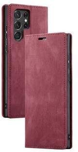 FIRSTPOINT Flip Cover for Samsung Galaxy S22 Ultra 5G