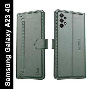 AIBEX Flip Cover for Samsung Galaxy A23 4G| Premium Leather Finish | Magnetic Closure | Kickstand Feature
