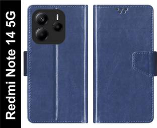 SBMS Flip Cover for Xiaomi Mi Redmi Note 14 5G Back Cover Case with Magnatic Closure