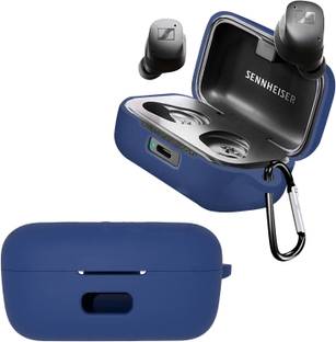 Maruti Enterprise Front & Back Case for Senheiser Momentum True Wireless 3 Full Protection Scratch Resistant Soft Silicone Case