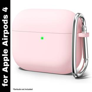 MobieGenie Silicone Velcro Earbuds Case For Apple Airpods 4 | Apple AirPods 4th Gen (2024)