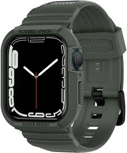 Spigen Rugged Armor Pro Cover Case Compatible with Apple Watch Series 7 (45mm) | Series 6 | SE | Series 5 | Series 4 (44mm)
