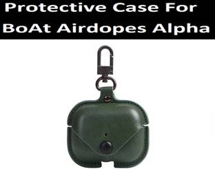 Colorcase Front & Back Case for BoAt Airdopes Alpha Front & Back Cover Artificial Leather | NO BLUETOOTH
