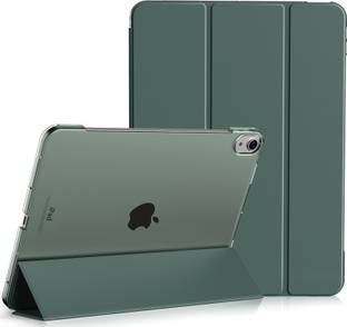 Caseelo Flip Cover for Apple iPad 10th Gen - 10.9" 2022 A2696 A2757 A2777 Tri-Fold [ Hard Frosted Back Case ]
