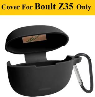 Evaton Front & Back Case for Boult Z35, Case Cover Silicone Shockproof Earbuds Pouch | With GUM Sticker