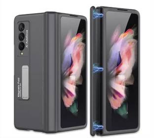 SCALEBEE Back Cover for Samsung Galaxy Z Fold4 Magnetic Hinge Protection Cover with Kickstand , Protective Case
