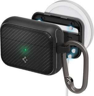 Spigen Mag Armor Front & Back Case for Airpods Pro (2019), Apple magsafe Charger