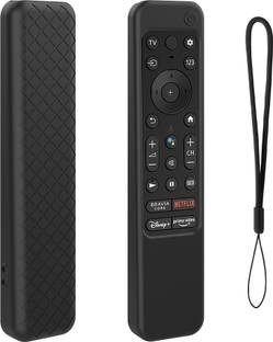 CALDIPREE Front & Back Case for Compatible Sony Smart Tv 2022 Voice Remote RMF-TX 800U RMF-TX 900U Remote Cover