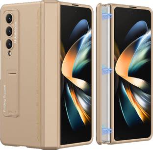 SCALEBEE Back Cover for Samsung Galaxy Z Fold4 Magnetic Hinge Protection Cover with Kickstand , Protective Case