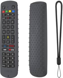 Oboe Front & Back Case for Jio Tv Remote Protective Cover with Lanyard [Remote NOT Included]