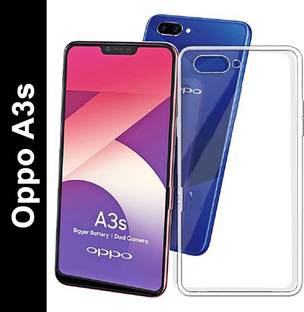 Aarov Back Cover for Oppo A3s, Realme C1, Designer Plain Back Cover