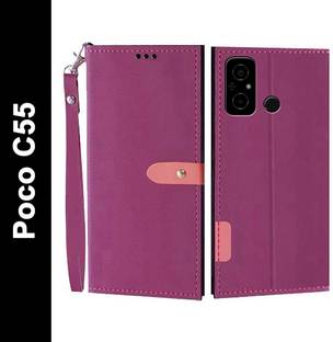 Krofty Flip Cover for POCO C55