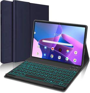 Proelite Magnetic Backlit Bluetooth Keyboard case for Lenovo Tab M10 3rd Gen 10.6 Bluetooth Standard Tablet Keyboard Compatible with Desktop, Laptop, Mac Easy to Use,Plug and Play,Quick, Comfy Durable body