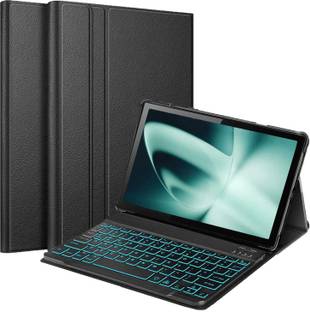 Proelite Magnetic Detachable Wireless Bluetooth Keyboard case for OnePlus Pad 11.6 inch Bluetooth Standard Tablet Keyboard Compatible with Desktop, Laptop, Mac Multicolor LED with 20 LED Modes, 5 LED Speed Modes