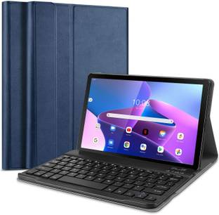 Proelite Detachable Bluetooth Keyboard case Cover for Lenovo Tab M10 3rd Gen 10.6 Bluetooth Standard Tablet Keyboard Compatible with Desktop, Laptop, Tablet, iPad, Mac