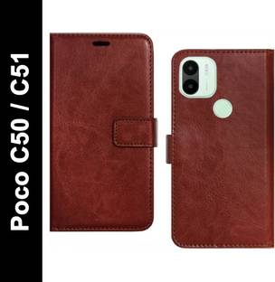 Spicesun Flip Cover for POCO C50, POCO C51