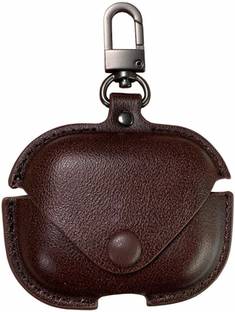 KHR Pouch for boAt Airdopes 161 Cover Leather Storage Bag Earphone Cover with Keychain