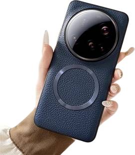 HIGAR Protective Case for Xiaomi 15 Ultra 5G, Polycarbonate Leather Coated Magnetic back Case.