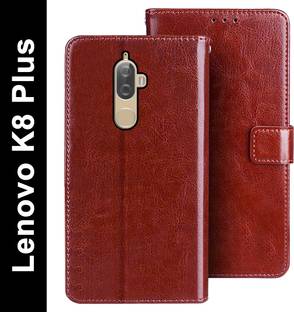 A PLUS DEAL Flip Cover for Lenovo K8 Plus