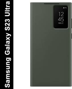 Midkart Flip Cover for Samsung Galaxy S23 Ultra Window View Flip Case with Auto Sensor