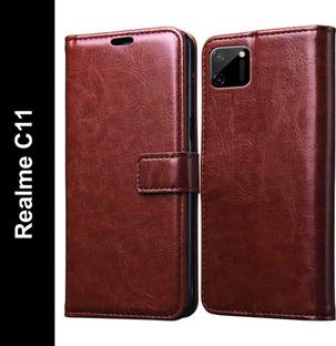 Wristlet Flip Cover for Realme C11