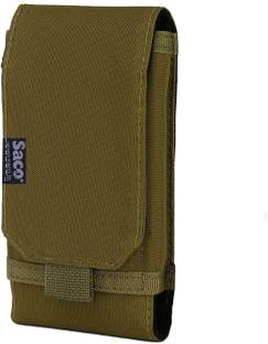 Saco Wallet Case Cover for Belt Waist Packs Pouch Holster for Mobile Phone (Size L) Sports Fitness Outdoors Running Jogging
