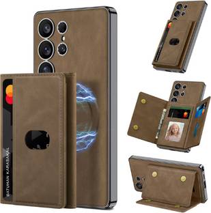 CRUPED Wallet Case Cover for Samsung Galaxy S25 Ultra
