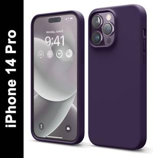 Caseex Back Cover for APPLE iPhone 14 Pro (6.1"), Caseex Silicone Back Cover With Microfiber For iPhone 14 Pro