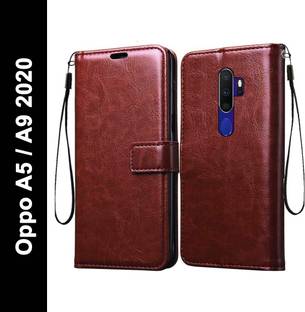 TINGTONG Flip Cover for Oppo A9 2020