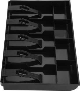 SUNCLOCK Drawer 5 Bills 4 Coins Storage Box Cash Box Cash Box