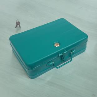 JAYCO Documents Locker A4 Cash Box Metal - 14" Cash Box