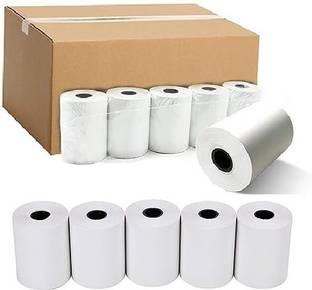 youtech 57MM x 25 mtr (2 Inch) Thermal Paper roll POS Machine 57mm x 25mtr - 10 Rolls Thermal Cash Register Paper