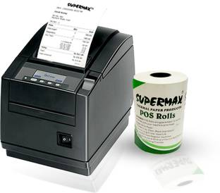 Supermax Billing machine Paper roll 78mmx17 meter 48 gsm Thermal Paper (Set of 10) Thermal Cash Register Paper