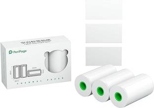 PeriPeri PeriPage (2inch) 30mm Label Thermal Paper (Self-Adhesive) For A6, A6 HD,A40 Thermal Cash Register Paper